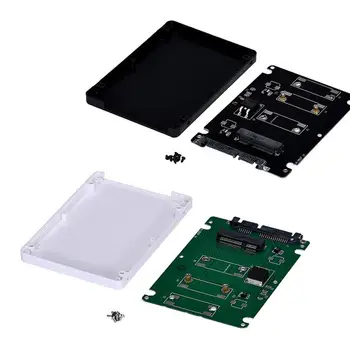 

MOSUNX Mini piece mSATA SSD To 2.5Inch SATA3 Adapter Card With Case Good Quality Futural Digital Hot Selling F35