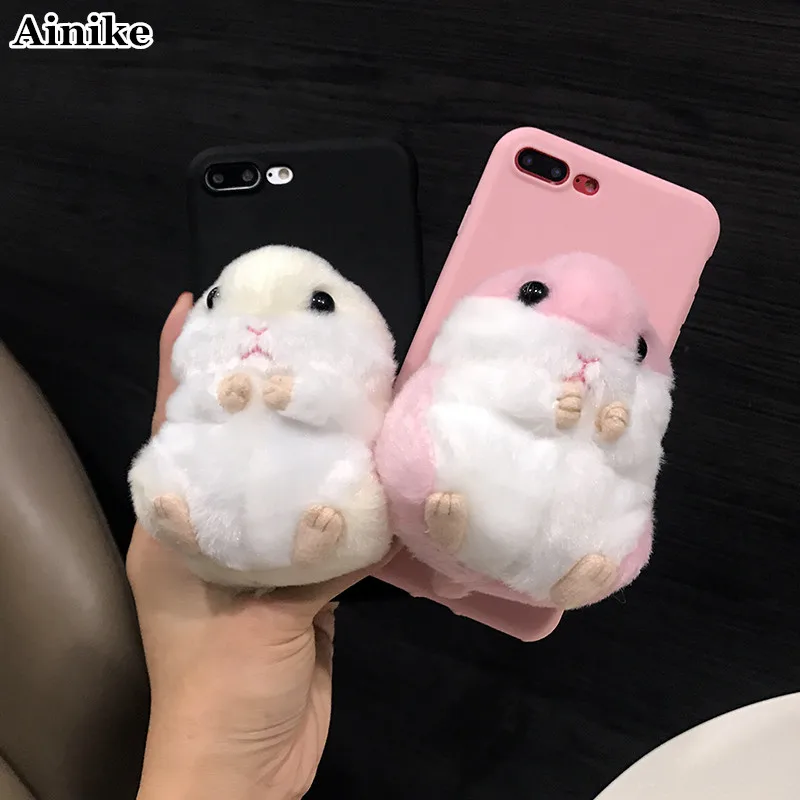 Ainike милый хомяк Мягкий ТПУ чехол для телефона OPPO R9 R11s Plus F3 A59 A73 F5 A83 R15Pro Realm