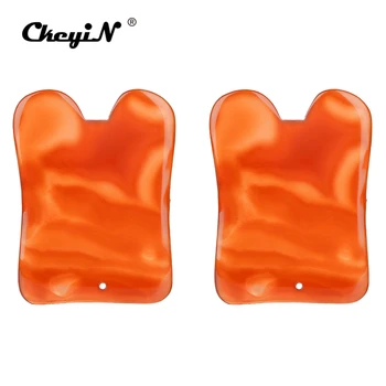 

2pcs Gua Sha Scraping Massager Agate Stone Facial Skin Massage Mat Skin Firming Lifting Machine Anti-aging Board Slimming Face