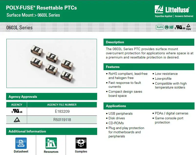 4000 шт. x 0603L серии PTC 6 В 9 В 15 В 24 В POLYFUSE 1206 SMD Самовосстанавливающиеся предохранители PTC предохранитель для Littelfuse