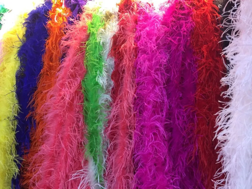 

High quality OSTRICH FEATHER BOA Costumes/Trim for Party/Costume/Shawl/Craft 30 colours Available FREESHIPPING