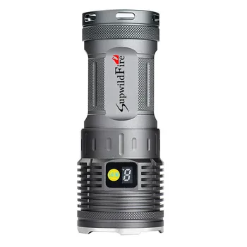 

High Quality Supwildfire 20000LM 8 x XM-L T6 LED Power & Mode Digital Display Hunting Flashlight