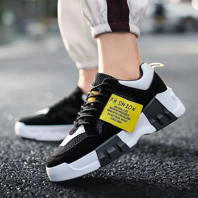 

Men's Sports Shoes 2019 Spring And Summer New Breathable Mesh Men's Shoes Outdoor Fitness Running Shoes Flat Casual Shoes