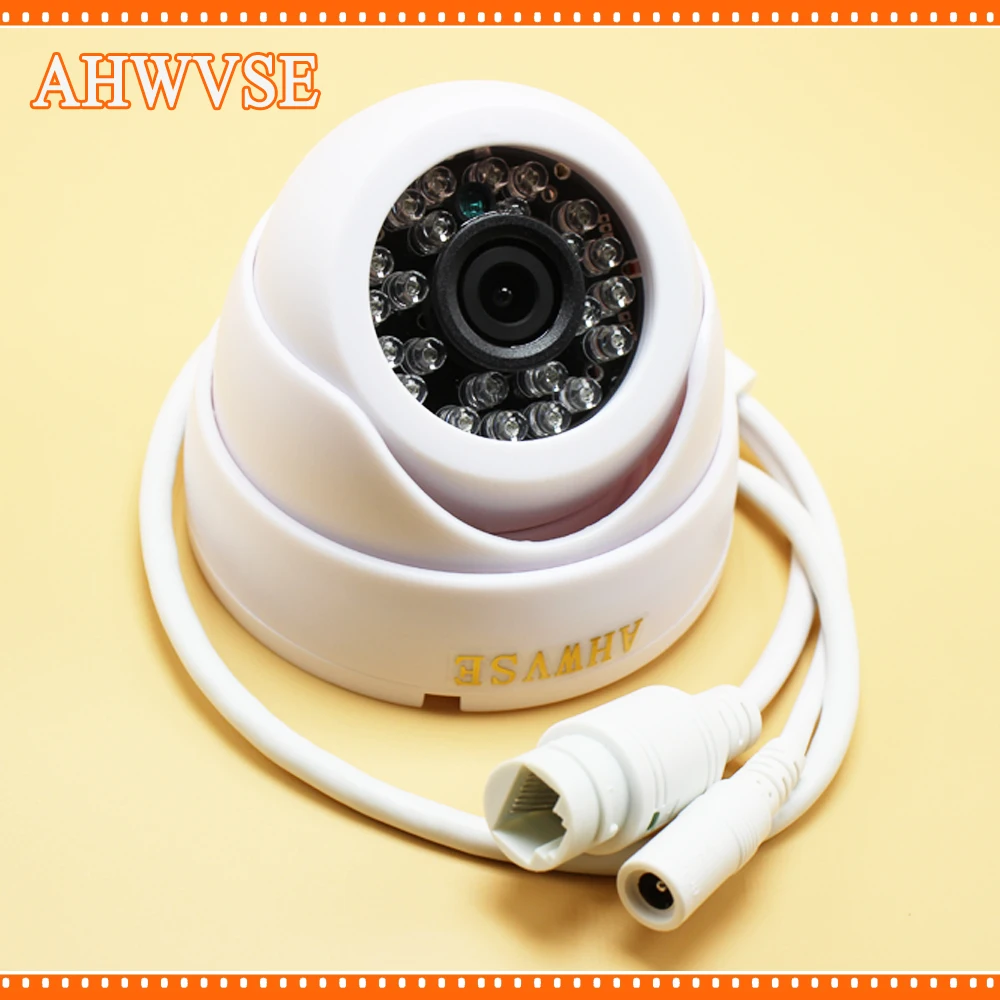 2 8 мм IP камера с широким обзором 720P 1080P купольная для помещений IR Lens 2MP CCTV