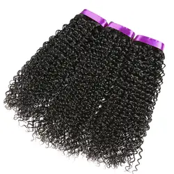 Естественная волна перуанские вьющиеся волосы химическое наращивание волос 100% не Реми человеческие волосы Weave Связки Природа Цвет волос