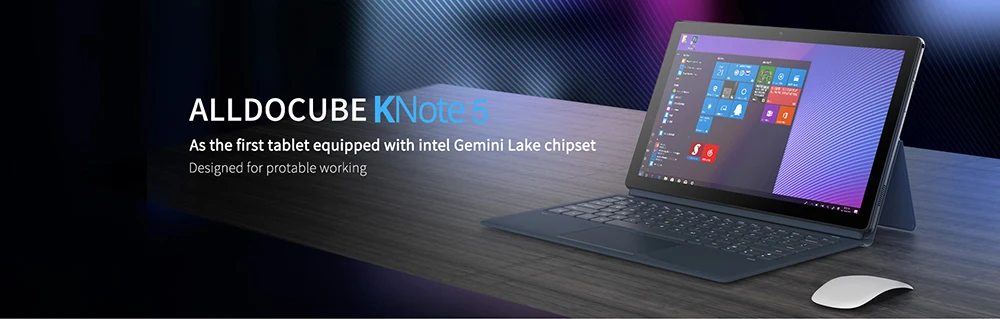 ALLDOCUBE KNote5 планшетный ПК 11,6 дюймов Windows 10 Intel Gemini Lake N4000 четырехъядерный 2,4 ГГц 4 Гб ОЗУ 64 Гб двойная WiFi фронтальная камера