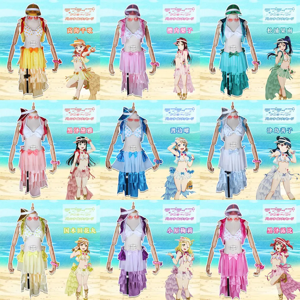 Люблю жить! Аниме Солнечный свет! Aqours все члены SIC12 Vol.12 сексуальный купальник
