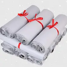 500 шт/партия печать на заказ Хранение конвертов мешок, белые пакеты для упаковки одежды, индивидуальные пластиковые почтовые конверты мешок с логотипом