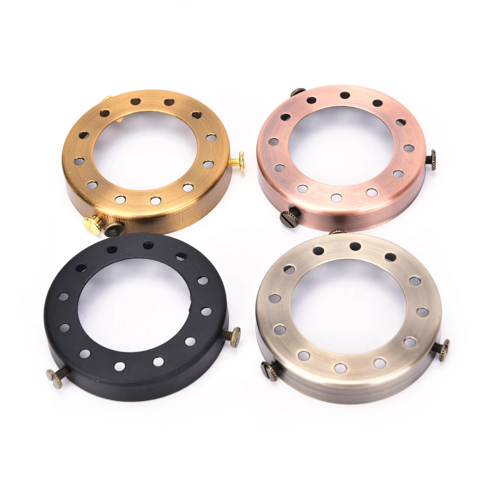 1PCS High Quality Solid Brass Thread Shade Fitter Industrial Retro Cap Vintage Separate Pendant Light Socket Holder Lamp Bases