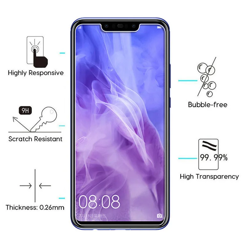 Закаленное стекло Fiml для huawei mate 20 Lite P20 Lite Pro экран твердость 9H HD Защитное стекло для экрана Защита от царапин