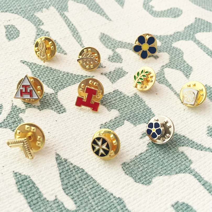 10 шт. маленькие булавки для лацканов масонской акации|lapel pin|cross lapel pinlapel pin brooch |