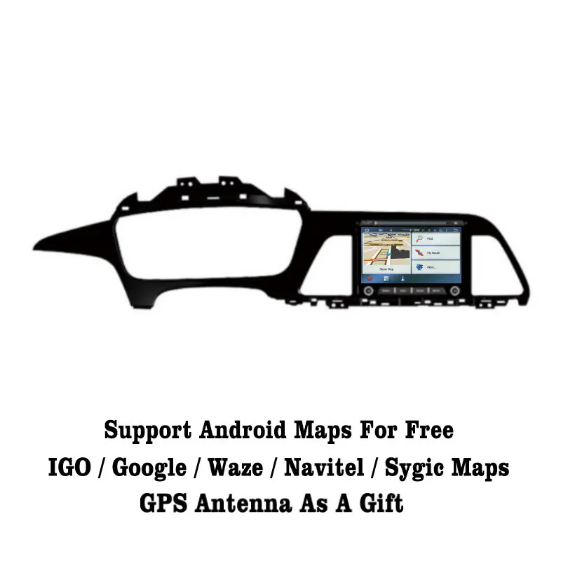 Flash Deal Android 7.1 2G RAM For Hyundai Sonata LF 2015~2017 LHD Car Radio Audio Video Multimedia DVD Player WIFI DVR GPS Navi Navigation 3