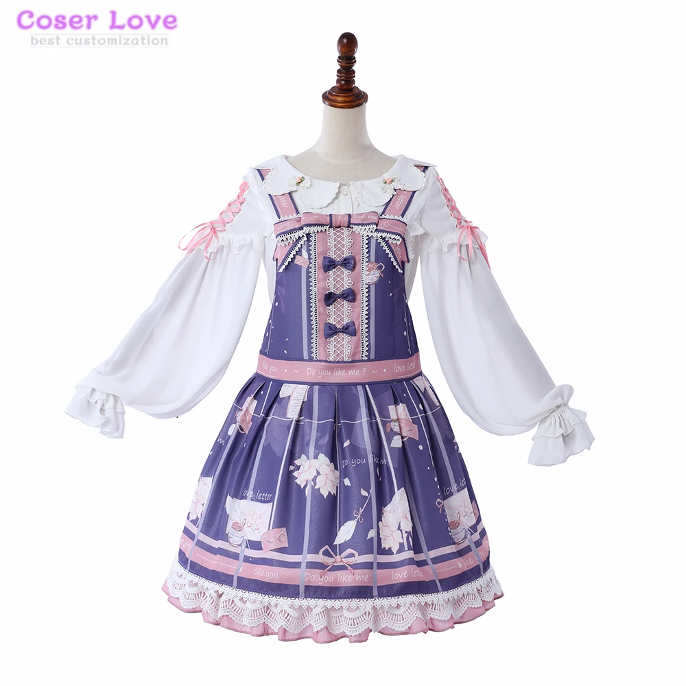 

Daily clothes Sweet Love Lolita Letter of autumn B style Sling Dress JSK sets