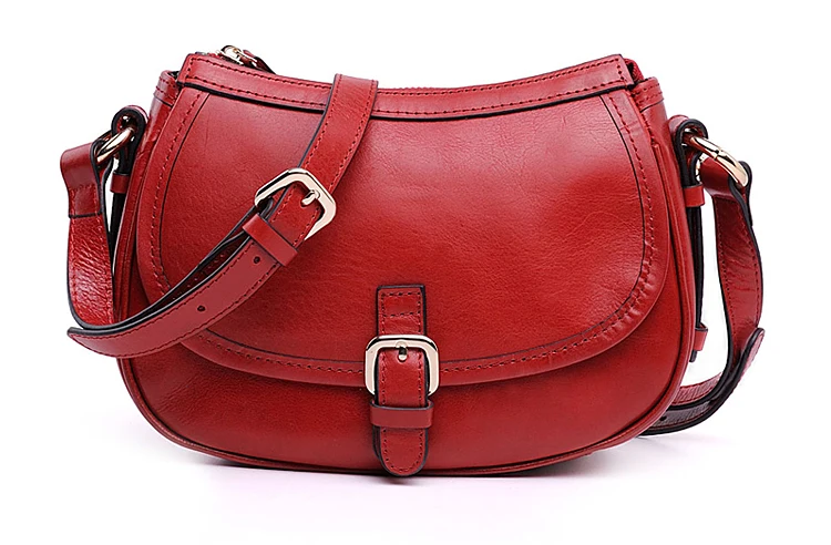 Масло воск натуральная кожа сумки на плечо полумесяц типа женские сумки-мессенджеры винтажные сумки через плечо MQ23