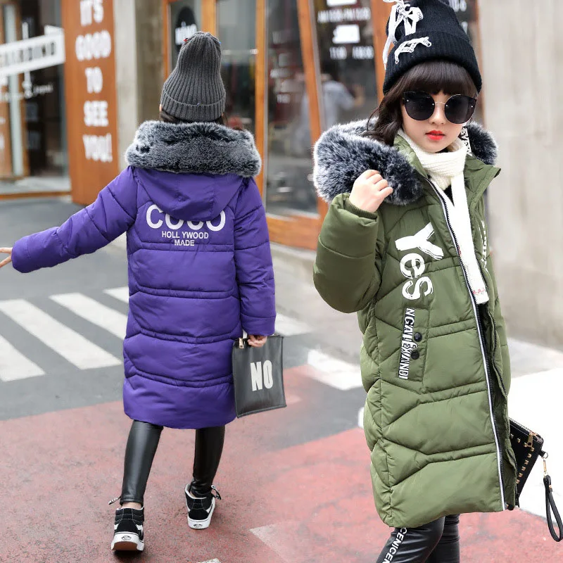 Kids Long Parkas For Girls Boys Hooded Coat Winter Warm Down Jacket Children Outerwear Infants Thick Overcoat 6 8 9 10 12 14 Yea Kids Long Parkas For Girls Boys Hooded Coat Winter Warm Down Jacket Children Outerwear Infants Thick Overcoat 6 8 9 10 12 14 Yea