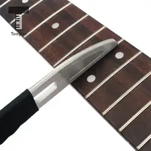 Tooyful Профессиональный инструмент для гитары, пилка из нержавеющей стали для гитарные лады с алмазными абразивами для бас-укулеле