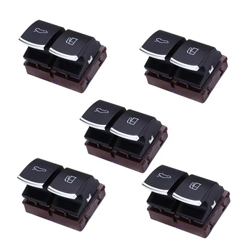 

Qty5 TUKE OEM Chrome Fuel Tank Switch & trunk release switchs For VW Jetta MK6 Passat B6 CC EOS 35D 959 903 3C0 959 903 B