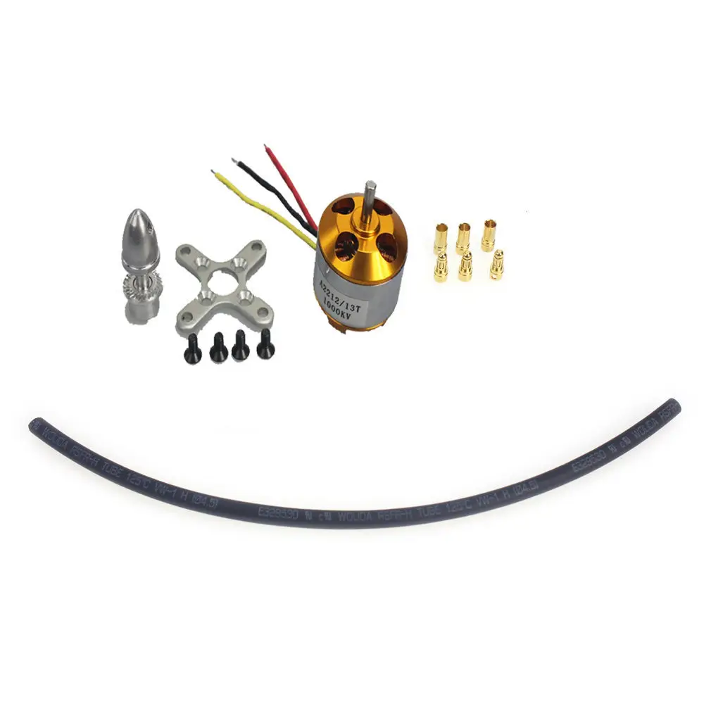 

F02015-AA A2212 1000KV Brushless Outrunner Motor W/ Mount with 3 Pairs 3.5MM Banana Plug ( Male and Female) Quad copter UFO