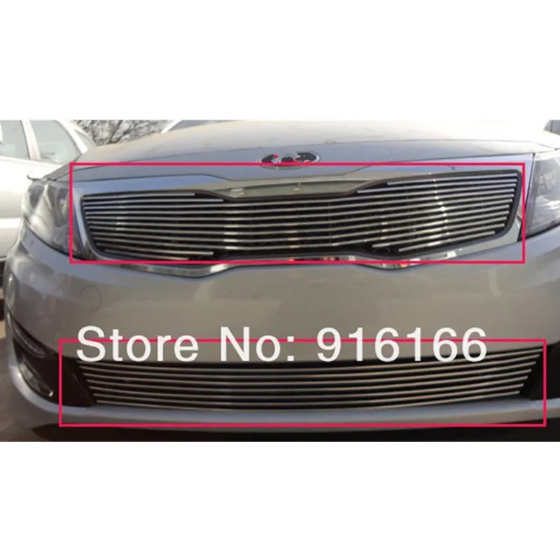 

For 2011 KIA Optima/K5 High quality stainless steel Front Grille Around Trim Racing Grills Trim,Free shipping , car styling