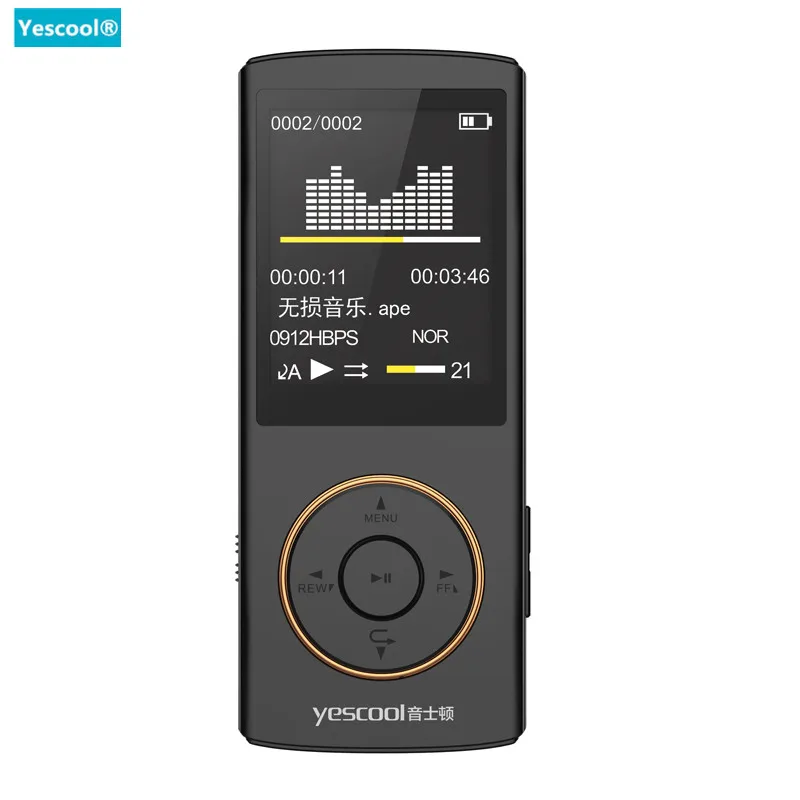 Yescool X1 HIFI MP3 плеер 8 Гб металл высокое качество звука без потерь Музыкальный плеер Поддержка fm-радио электронная книга изображение видео воспроизведение walkman