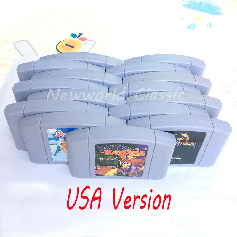 

Banjo-Kazooie Snowboard Kids Part 1 2 3US NTSC Version English Language for 64 bit Game Console for Video Game Cartridge Card