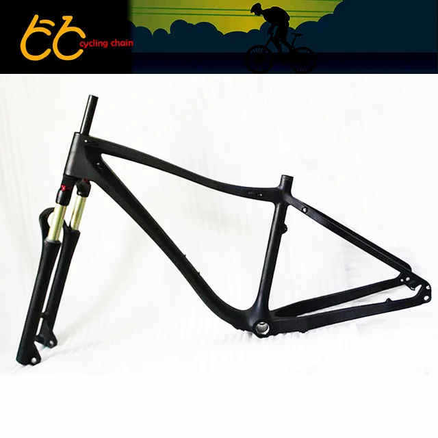Best price at $453 Cheap 2016 new thru axle/QR 26er fat bike full carbon snow frame BSA carbon fat bike frame for fat bike CC-CMF-010