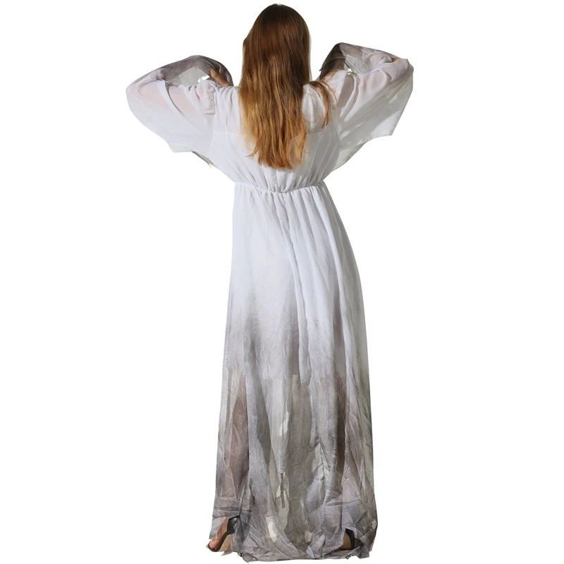 Для женщин террор гробница призрак невесты карнавал ужас нарядное платье Хэллоуин Косплей Костюм для вечеринки для женщин