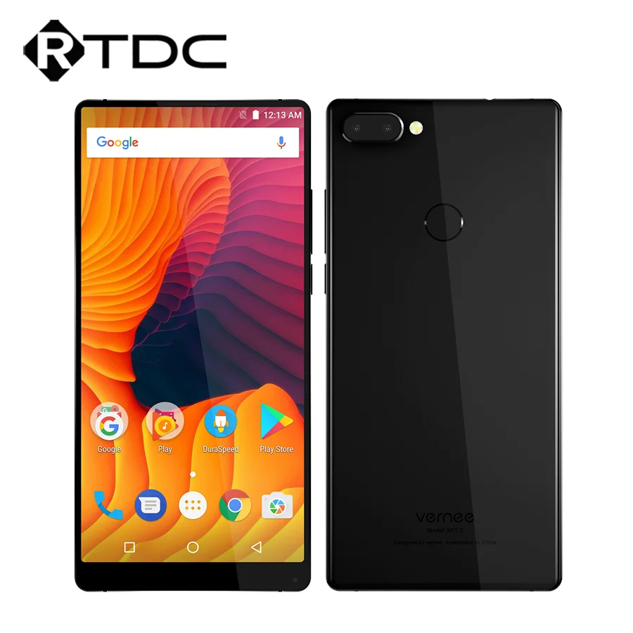 Vernee MIX 2 4G LTE мобильный телефон 6,0 ''18:9 FHD Android 7,0 MT6757CD Восьмиядерный 4 Гб ram 64 Гб rom 4200 мАч 13 МП Двойная камера