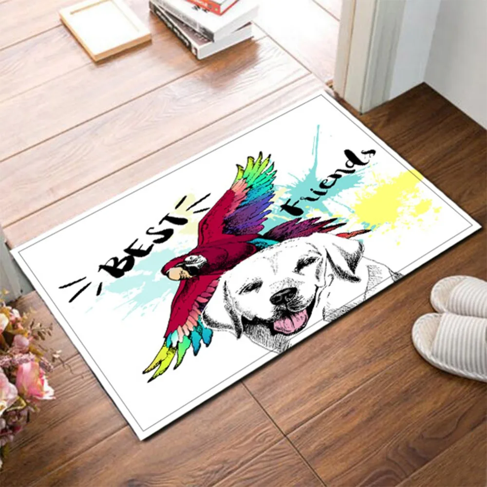 LB 60*40 &quotЛучшие друзья&quot Орел и собака коврик для кухни напольный ванной комнаты