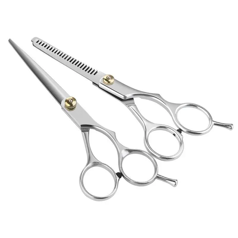 

WINOMO 2pcs Salon Professional Barber Hair Cutting Thinning Scissors Shears Hairdressing Set
