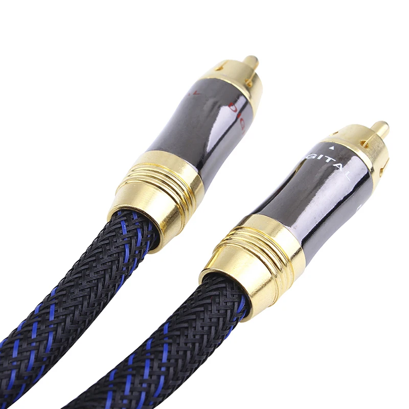 HIFI 0.5m,1m,1.5m,2m,3m,5m RCA Y Adapter Cable Subwoofer Y Cable 1x Cinch to 2x Cinch audio cable 1 rca to 2 rca cable