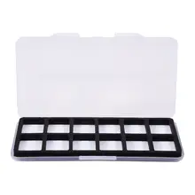 Abs и пены летать приманки контейнер 185x105x13 мм Пластик Рыболовные приманки коробка 12 секций Рыбалка приманки Чехол из Рыбалка Интимные аксессуары