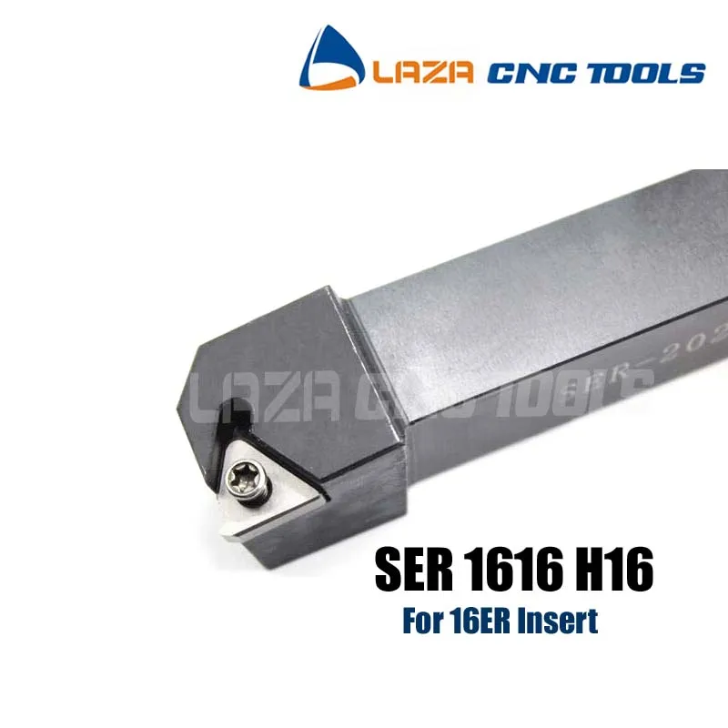 

SER1616H16, SEL1616H16 Indexable External Threading turning tool holder,SER CNC Threaded Turning tool,Lathe tool Holder for 16ER