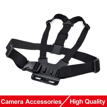 

Accessories Mount for Gopro hero 5 Action Camera Adjustable Elasti Body Harness Chest Strap Belt Mount Band holder For SJ4000