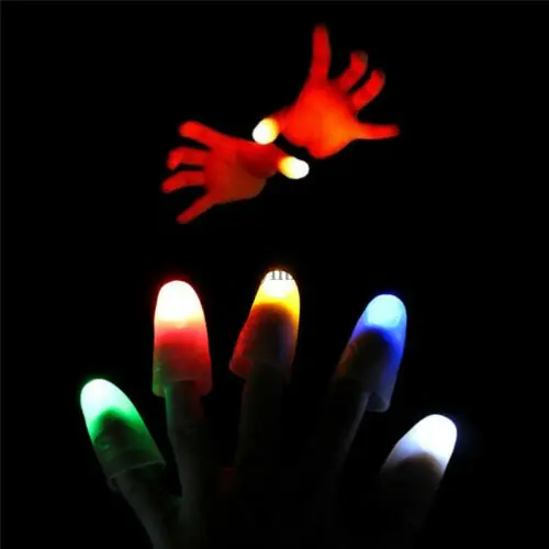 2Pcs D'light Magic Thumb Light Toys Children Luminous