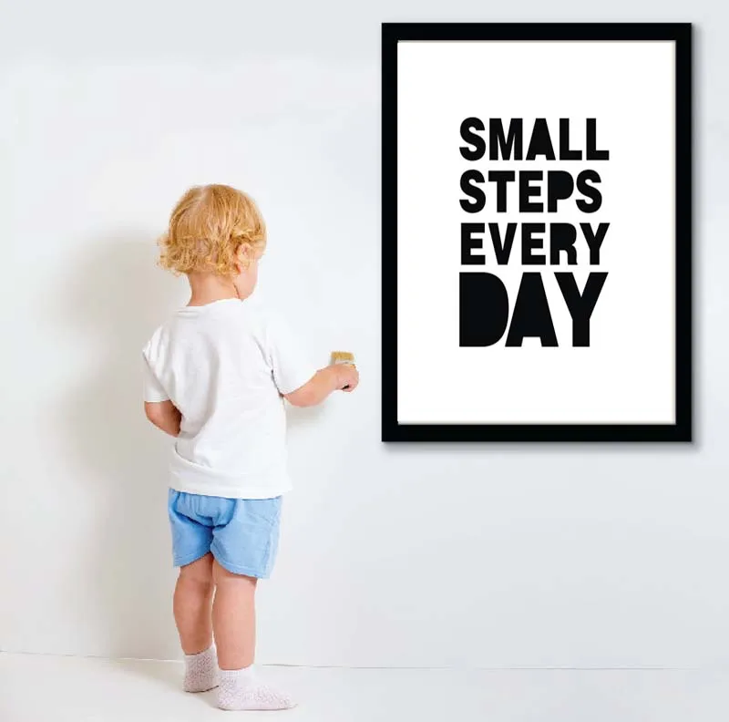 a2 size inspiration quotes canvas print poster painting wall