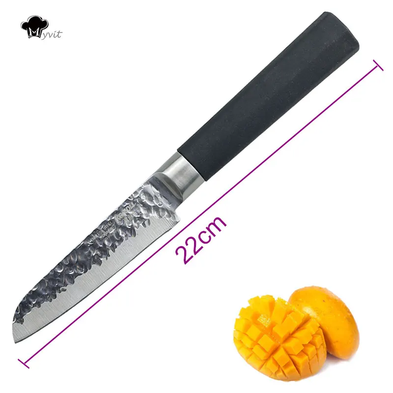 Myvit кухонный нож из нержавеющей стали Santoku Профессиональный японский нож для очистки фруктов x30cr14 ножи для овощей инструмент для приготовления пищи