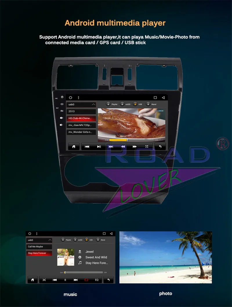 Cheap Autoradio Android 8.1 Car Multimedia Player For Subaru WRX Forester 2013 Stereo GPS Navigation 2 Din Auto Head Unit 8 Core 64G 17
