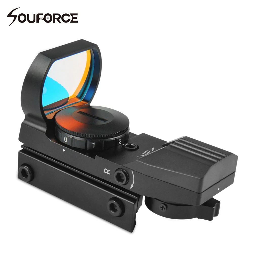 

Hunting Airsoft Optics Scope Holographic Red Green Dot Sight Reflex 4 Reticle Tactical Gun Supplies