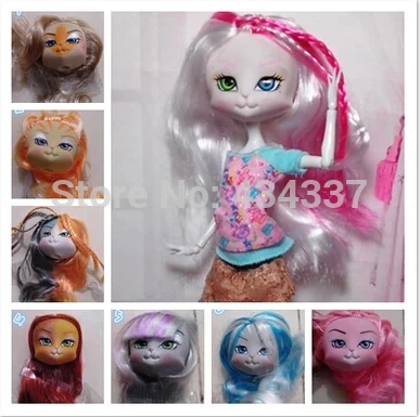 5 шт./лот, редкая коллекция, оригинальные головы LANARD Kitties, смешанные цвета, кошачьи головы для 1/6, куклы, тело, милый котенок, кукольные головы для DIY