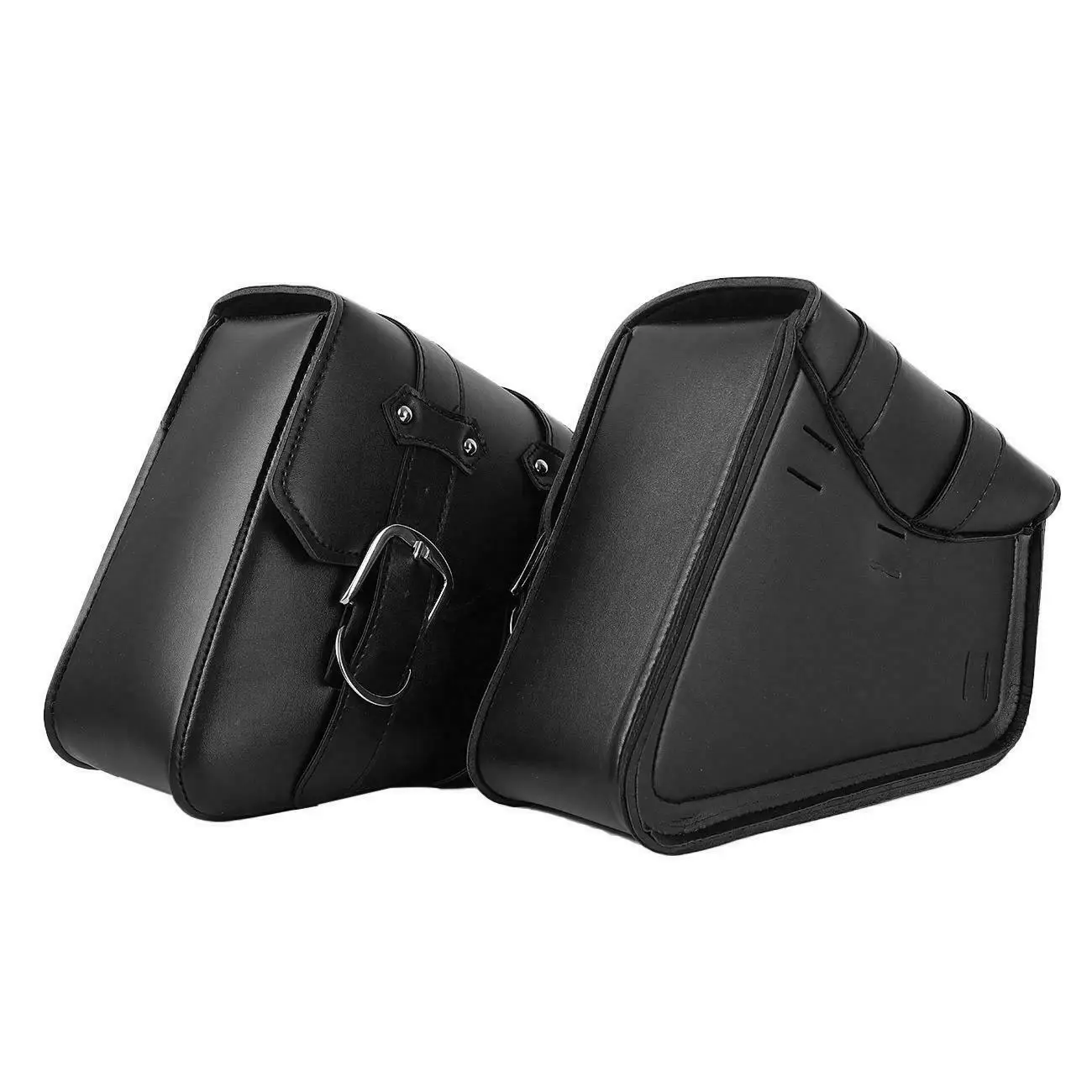 

Black Motorcycle Saddle bag 2pcs Replace For Harley XL Sportster 1200 Custom