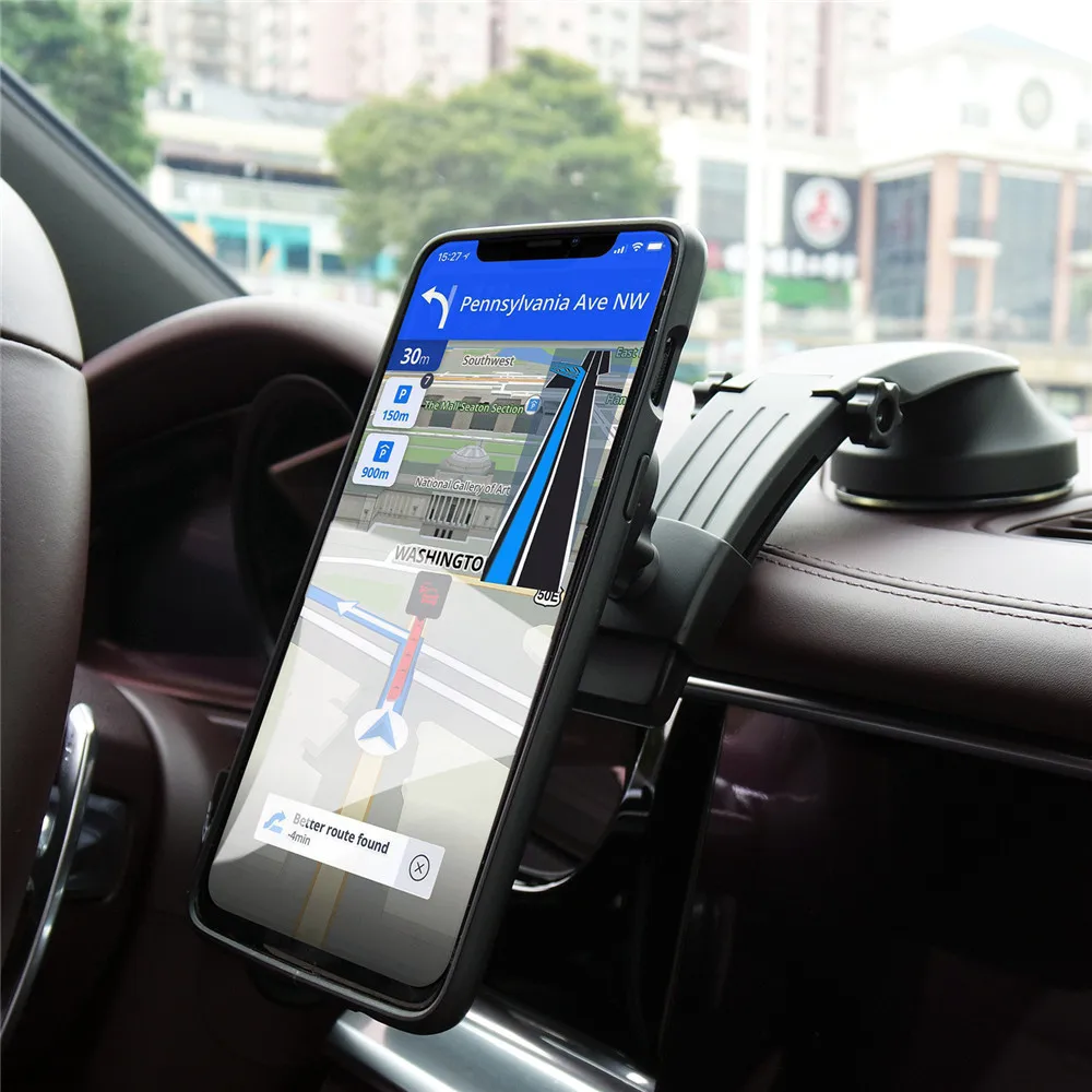  Magnetic Phone Holder for Car Dashboard Windshield Adjustablet Vehicle Phone Stand For iPhone8 XS X