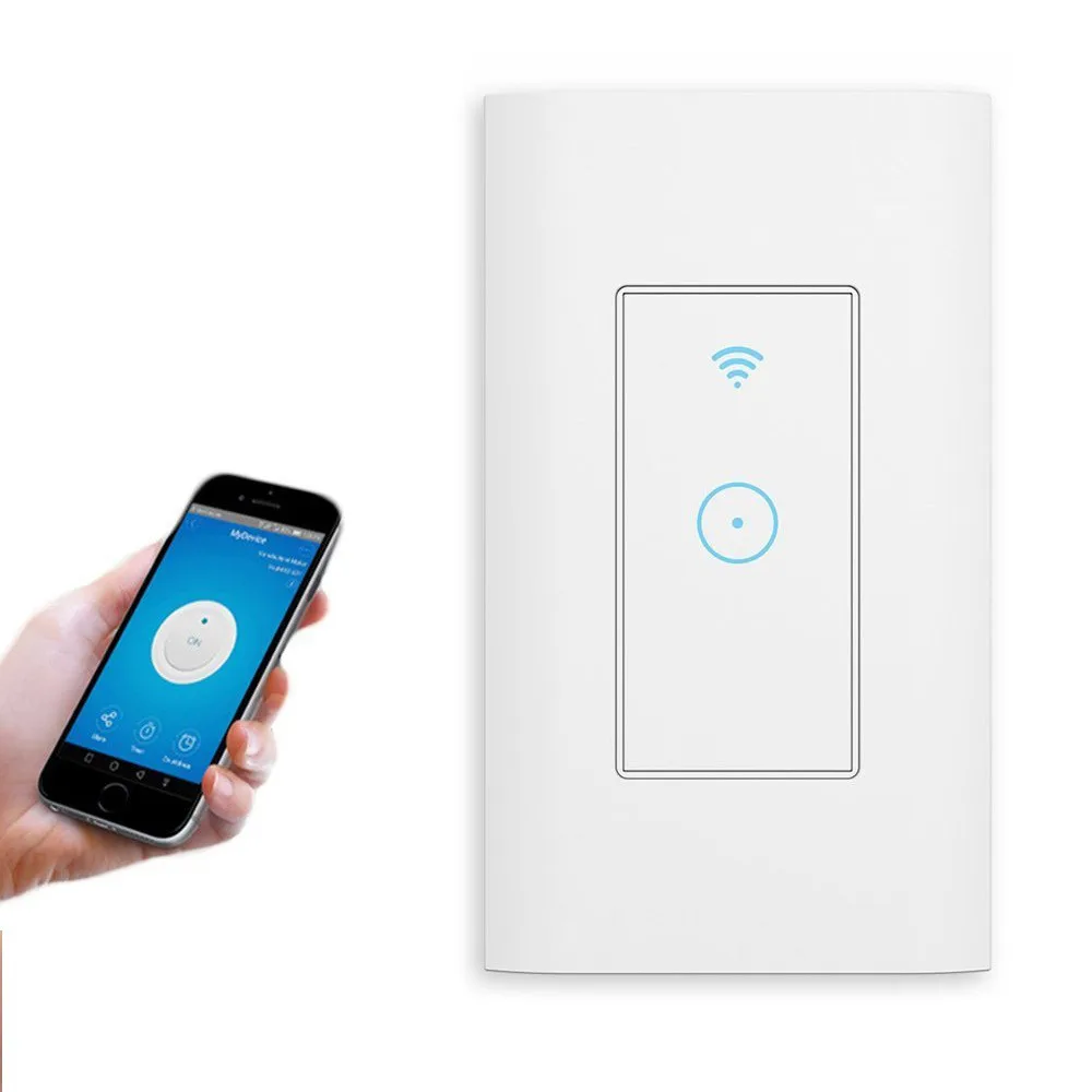 

American standard smart WiFi timing wall switch remote mobile phone control graffiti neutral app