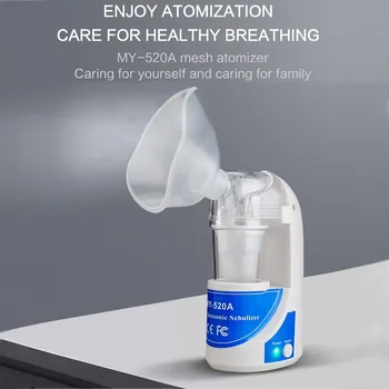 

Health Care Handheld portable Inhale Nebulizer silent Ultrasonic nebulizador Children Adult Rechargeable Automizer