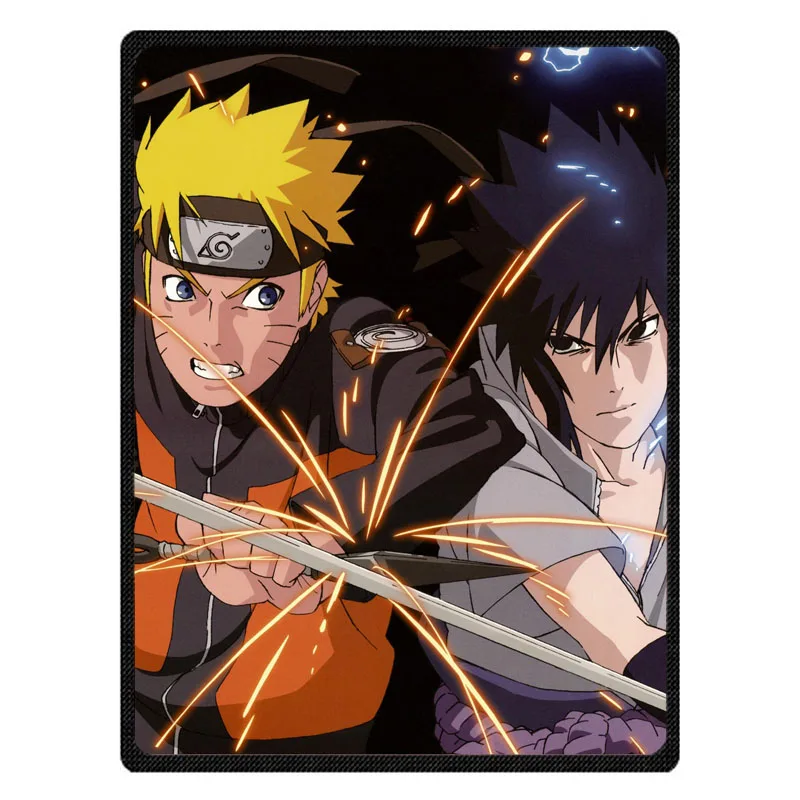 

Super Soft naruto Flannel Blanket For Sofa Bed Personalized Portable Children Travel Blankets Bed Sheet