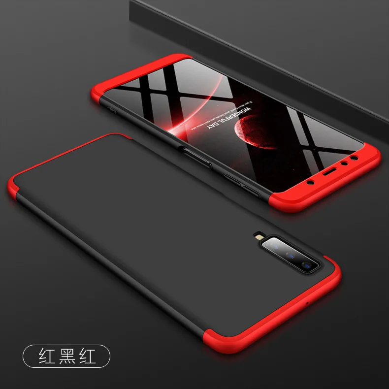 

For Samsung Galaxy A7 2018 Case 360 Full Protection 3 IN 1 Ultra Thin Hard PC Back Cover For Samsung A6 A8 J4 J6 J8 Plus 2018