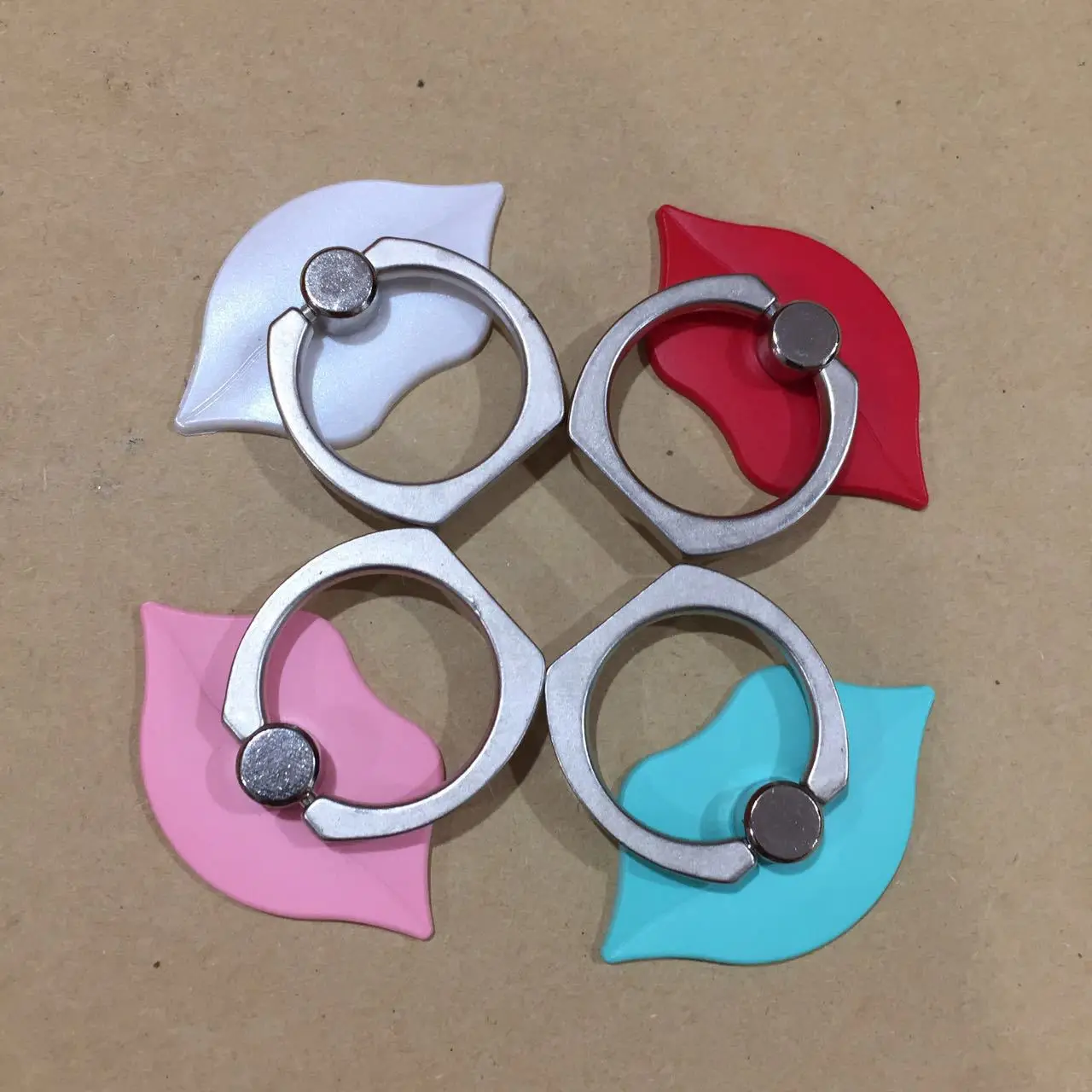 For IPhone Samsung Phone Mount Stand Fashion 9 Colors Holder Universal Mobile Phone Ring 3D Lip Pattern Stand Finger Grip Stand For IPhone Samsung Phone Mount Stand Fashion 9 Colors Holder Universal Mobile Phone Ring 3D Lip Pattern Stand Finger Grip Stand