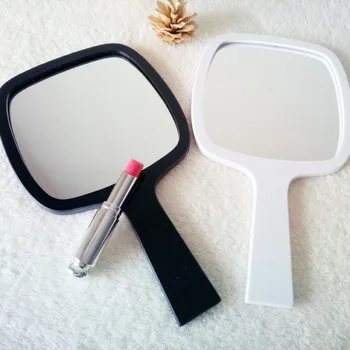 

Acrylic Handheld Mirror All-Round Makeup Mirror 4.6* 4.5 Inches Silver-Plated Cosmetic Mirror Stand Magnifier Mirror Home Decor