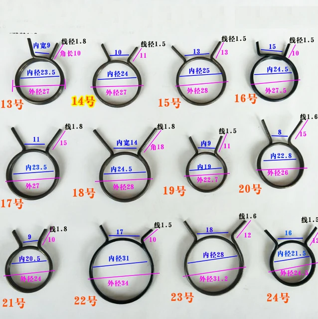 2pcs-spring-steel-torsion-springs-4mm-wire-tensioning-torsion-spring-4