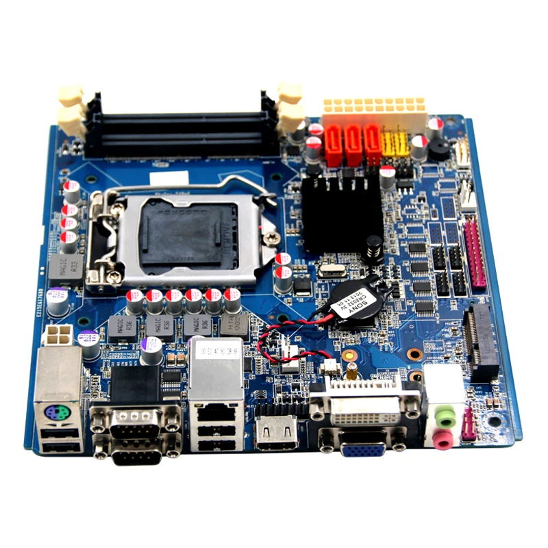 Материнская плата LGA1155 I3/I5/I7 процессор H61 с 8 * usb2.0 и 10 RS 232|Промышленные компьютеры